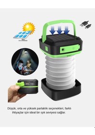 Resim Şarjlı Led Lamba Dokunmatik Sensörlü, 3 Kademeli Parlaklık Çok Renkli 