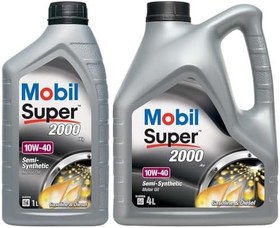 Resim Mobil Super 2000 X1 10W40 Motor Yağı 4 L + 150549 X1 10W40 1 L 