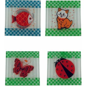 Resim Hellove Dekoratif Cam Gider Süsü 4 Adet Cam Gider Kapağı Banyo Gider Süsü 