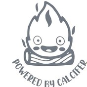 Resim Qt13515 Koyu Gri-21x21 Cm-powered By Calcifer Yakıt Deposu Kapağı Çıkartmaları Kapak Çizikler Pencere Çıkartması , 