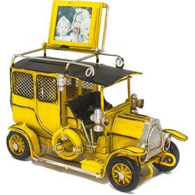 Resim Klasik Metal Araba Nostaljik Çerçeveli Kumbara Model 