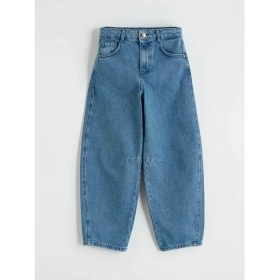 Resim LC Waikiki Lcw Kids Mavi Loose Fit Kız Çocuk Jean Pantolon 