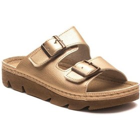 Resim Zenne Kadın Anatomik Deri Terlik 