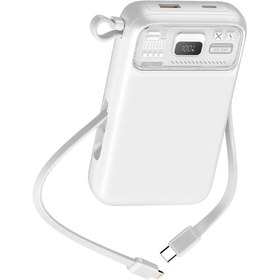 Resim Genel Markalar Nettech NT-PW35 PD 20W + 22.5W 15W 20000 MAh Taşınabilir Powerbank (Beyaz) NT-104929 