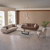 Resim Montana Koltuk Takımı - FER 243 A. KAHVE / MONTANA KOLTUK TAKIMI (3D+3K+1+1) 