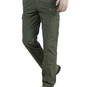 Resim Erkek Hızlı Kuruyan Kargo Pantolon - Çok Cepli, Hafif, Nefes Alabilen Dış Mekan İş Pantolonu, Normal Kesim Günlük Pantolon, İlkbahar/Yaz/Sonbahar için, Esnemeyen Kumaşlı Yürüyüş, Kamp, Balık Tutma ve Günlük Kullanım için - Dayanıklı Çok Cepli Tasarım 