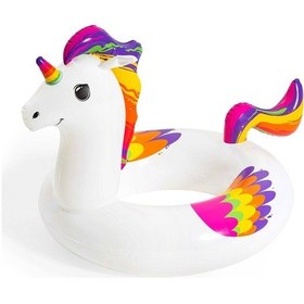 Resim Bestway Pegasus Yüzme Simit 119 x 91 CM Çok Renkli 