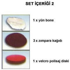 Resim Aesco Nikon N 33995 Polisaj Seti 125 mm 9 Parça 