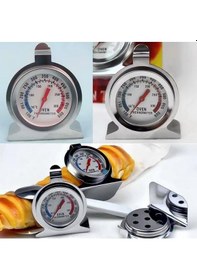 Resim Oven Metal Fırın Termometresi Analog 50-300 C / 100-600 F Paslanmaz 