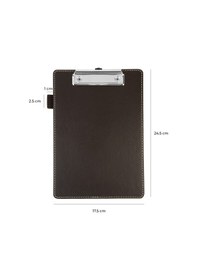 Resim Sekreterlik,a5 Küçük Boy,kapaksız,a5 Clipboard Vegan Suni Deri,17,5x24,5 Cm.,kahverengi 