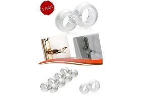 Resim Tp Buğz Silikon Kapı & Pencere Vurma Önleyici Stoper Kapı Tamponu 4 Adet 