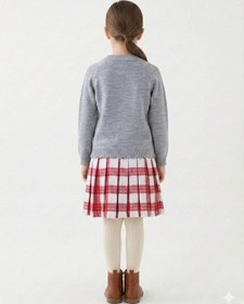 Resim Xo Kids Kız Çocuk Elbise 8-12 Yaş 4062 Gri 