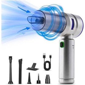 Resim Ulzyvf Yüksek Vakum Tasarım Süpürücü, Güçlü Ve Pratik Çok Amaçlı 4'ü 1 Arada 18000pa Ultra Güçlü Ev Temizlik Makinesi 