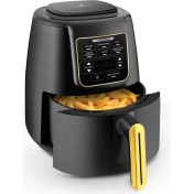 Resim Karaca Xl 4 Lt 1550 Watt Airfryer Fritöz - Bulaşık Makinesinde Yıkanabilir - 6 Pişirme Fonksiyonu Air Fry - Közleme - Fırın/ızgara - Ev Yoğurdu - Sebze ve Meyve Kurutman - Isıtma Özellikli 