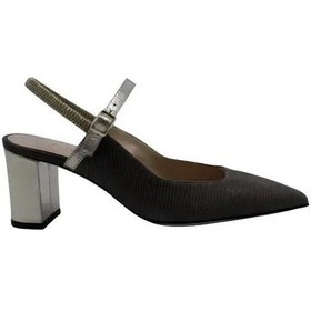 Resim Poletto Hakiki Deri Altın Ayakkabı Stiletto 9841 88-1346 Altın 