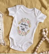 Resim Bitmeyen Kartuş Bk Kids Daddy's Girl Tasarımlı Bebek Body Zıbın 