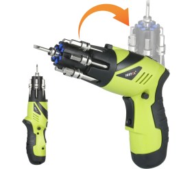 Resim Zuomee 3.6V Kablosuz Şarjlı Tornavida Seti 6nm Tork LED Işıklı (Yurt Dışından) 