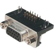 Resim 15 Pin 3 Sıra 90' Pcb Tip Dişi D-sub Konnektör 5 Adet 