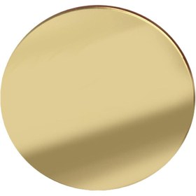 Resim Hakel 3mm Yuvarlak Ayna Pleksi Altın Daire Kesim Pleksi Ayna 35cm 