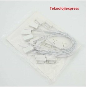 Resim Manyetik Kontak 1 Adet Kablolu Kapı Pencere Alarm Switch 