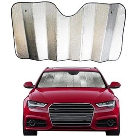 Resim Araç Ön Cam Katlanabilir Güneşlik Uv Ve Isı Koruma Renault Megane Fiat Egea Hyundai İ20 Opel Astra 