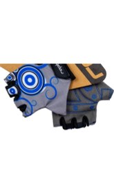 Resim Raptor - Çocuk Eldiveni - Silikon Jelli - Mavi - Xsmall Beden 