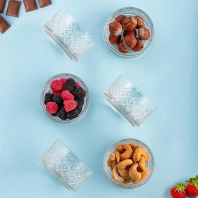 Resim Braventa Collection Te-10 Cam Kase Puding Tatlı ve Dondurma Kasesi 6'lı Kase Seti Dondurma Çerez Kasesi 