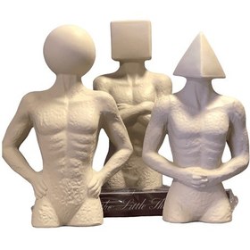 Resim Üçlü Soyut Adam Biblo Set Do743-3 