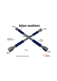Resim Bijon Anahtarı Lastikli 17.19.21.23 Çelik Lastik Anahtarı Tamir A 