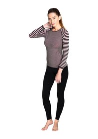 Resim Thermoform Ultimate Merino Kadın Seamless Termal Uzun Kollu İçlik Seti Pembe Çok Renkli 