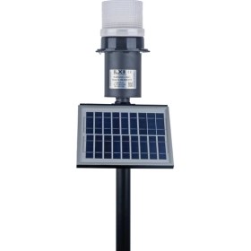 Resim İLX Solar Ikaz Lambası Panel Gövde - Il-Slr Ø100 Serisi 6V/4.5AH 