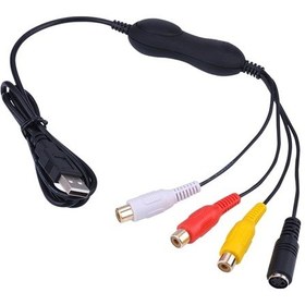 Resim Alfais 4754 Usb 2.0 Xbox Ps3 Vhs Hi8 Mini Dv Video Capture Ezcap 