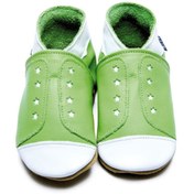 Resim Inch Blue 0-6 Ay, Tek Beden, Sneaker Green Hakiki Deri Çocuk Patik, 1637 