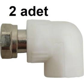 Resim Kalde Pp Hareketli Dirsek 25 *3/4 (Kombi Altı Bağlantı Dirseği) 2 Adet 