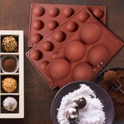 Resim 1PC Yarı Küre Silikon Kalıp, Şeker Hamuru Kalıbı, Çikolata, Yağ Bombaları, Kek, Jöle, Kup Mousse Yapmak İçin Kalıp (5 Boşluk, 8 Boşluk, 15 Boşluk ve 35 Boşluk) 