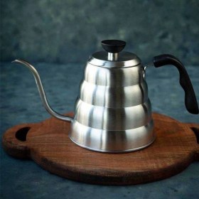 Resim 1200 ml Kahve Demleme Ibrik, 3. Nesil, Beyaz Renk, Şık ve Kullanışlı Tasarım 