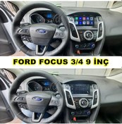 Resim Ford Focus 3/4 2012/2018 Ekran İçerde 9 İnç 8-64 Pro Model Qled Ekran 9" 