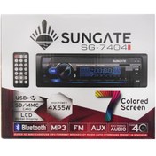 Resim Oto Ses Sistemi Sungate Sg-7404 Bt Usb Sd 7 Renk Ekran Işığı Sungate