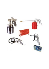 Resim Max-extra Kompresör Tabanca Hortum 5'li Alet Aksesuar Seti 
