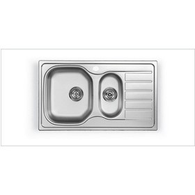 Resim Artenova ART860 1.5 Göz Sağ Damlalık Ankastre Eviye Krom 50-86 