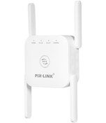 Resim Vkemall "çift Bantlı Wifi Genişletici - 300mbps 2.4ghz & 867mbps 5ghz Hız, 4 Antenli Beyaz Eu Fiş" 