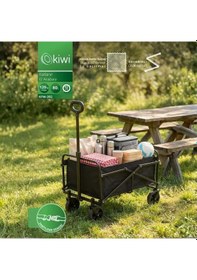 Resim Kfw-392 Katlanır El Arabası 120 Kg Kapasite 80 L Hacim 360 Teker 