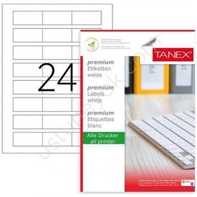 Resim Tanex Tw-2334 33X55MMx100Adet Lazer Yazıcı Etiketi 