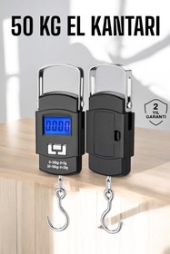 Resim ALLSOOWE El Terazisi Dijital Göstergeli Pilli 50 Kg Ağırlık Ölçer 