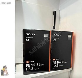 Resim SONY 16-35mm F2.8 GM II-SIFIR-GARANTİLİ-TAKSİT-TAKAS-CİNEGOdan 