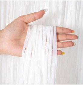 Resim Soft Beyaz Renk Duvar Ve Kapı Perdesi İthal 100x200 Cm 