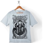 Resim Kendim Seçtim Ben Sahar Behemoth Metal Rock Kuru Kafa Skull 4 Çocuk T-Shirt 