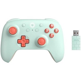 Resim 8bitdo Ultimate 2c Kablosuz 2.4g Oyun Kolu Pc Android Hall Effect Joystick Mint Orange 