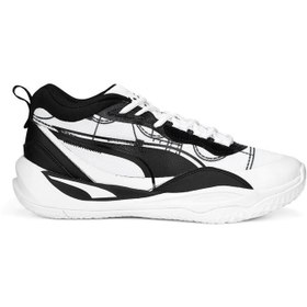 Resim Puma Playmaker Pro Erkek Beyaz Basketbol Ayakkabısı 37832401 