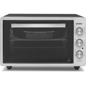 Resim Simfer 4244 İnox Gri 42 LT Turbo Fan Mini/Midi Fırın - 6 Fonksiyon,Yoğurt Yapma, Buz Çözme & İç Aydınlatma 